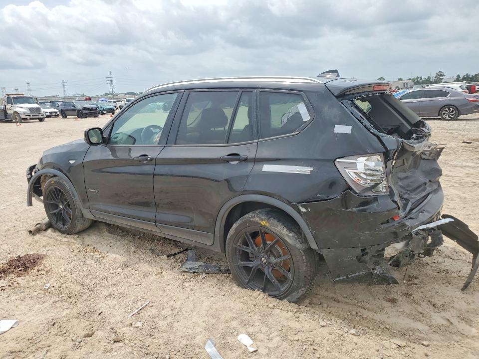 2013 Toyota VIN 5UXWX9C52D0A18282 COPART salvage auction — REAR END, TX - SALVAGE VEHICLE TITLE (P), sold $700 on 2026-07-17 (photo 2)