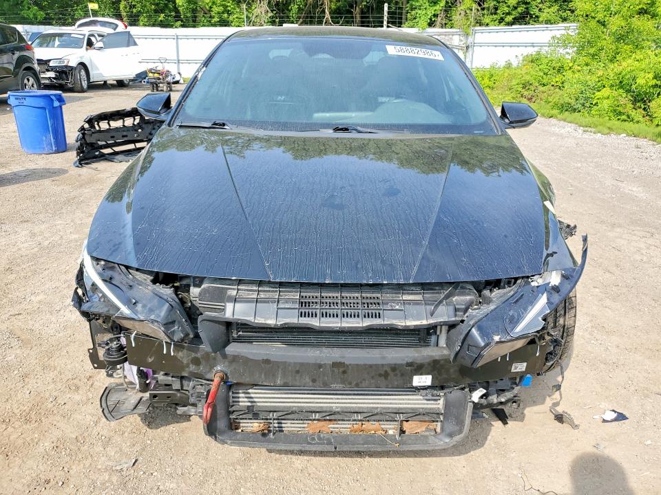 2023 Hyundai Elantra VIN KMHLW4AK9PU011662 COPART salvage auction — FRONT END, ON - PERMIT SALVAGE, sold $7,300 on 2026-07-28 (photo 5)
