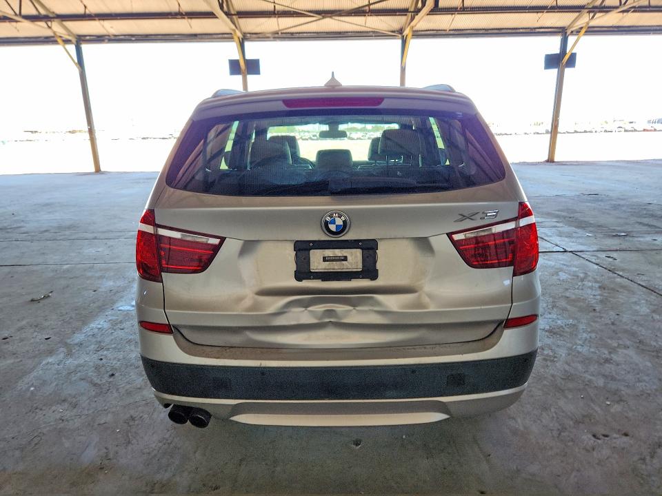 2013 BMW X3 VIN 5UXWX9C53D0A20283 COPART salvage auction — REAR END, AZ - CERTIFICATE OF TITLE (P), sold $1,100 on 2026-07-27 (photo 6)
