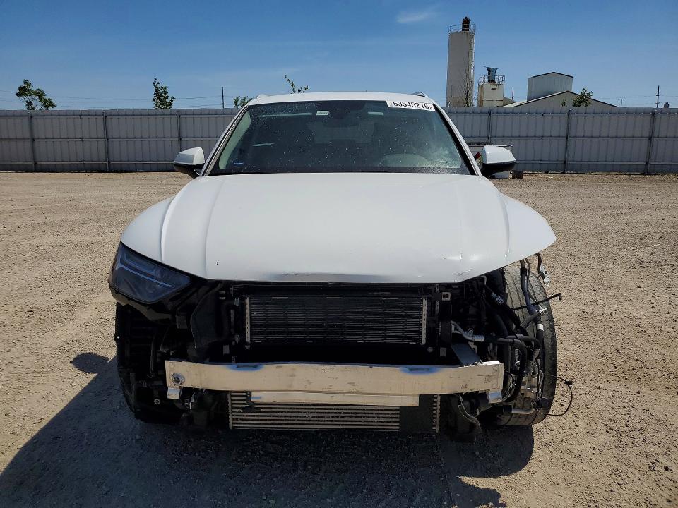 2022 Audi Q5 VIN WA1G2AFY4N2100359 COPART salvage auction — FRONT END, Ia - Cert Of Title-Salvage Title, sold $250 on 2026-07-29 (photo 5)