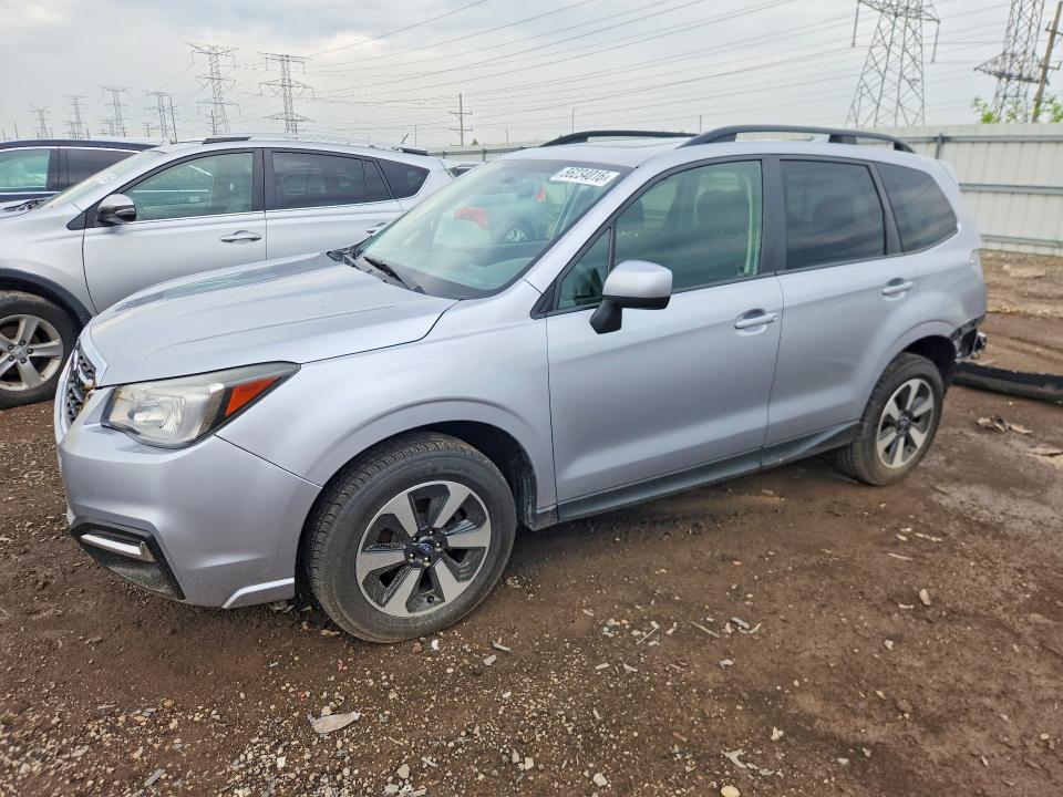 2018 Subaru Forester VIN JF2SJAGCXJH558700 COPART salvage auction — REAR END, Il - Salvage Certificate, sold $250 on 2026-07-21 (photo 1)