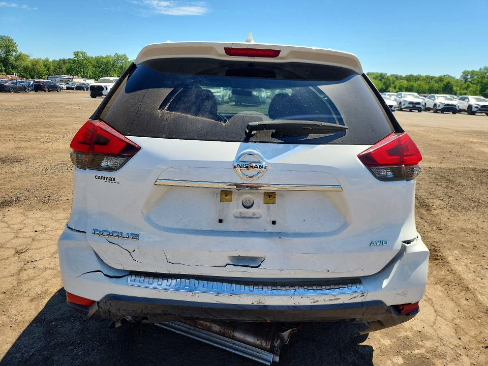 2017 Nissan Rogue VIN KNMAT2MV0HP593990 COPART salvage auction — UNDERCARRIAGE, Ct - Cert Of Title-Salvage, sold $1,450 on 2026-07-10 (photo 6)