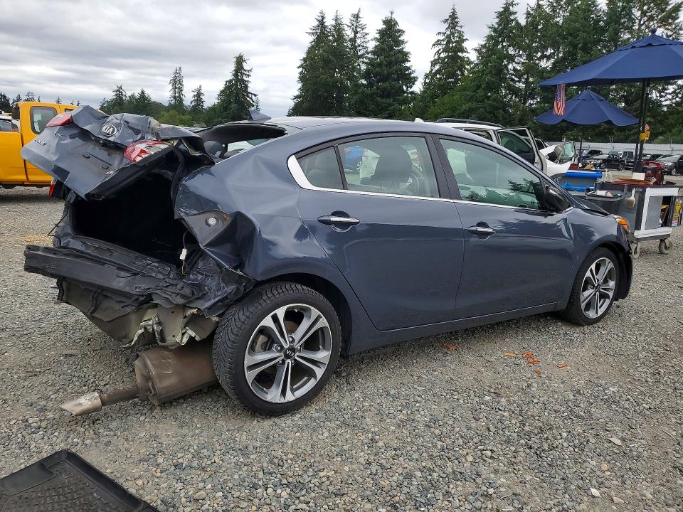 2016 Kia Forte VIN KNAFZ4A84G5578043 COPART salvage auction — REAR END, WA - BILL OF SALE, sold $1,500 on 2026-07-31 (photo 3)