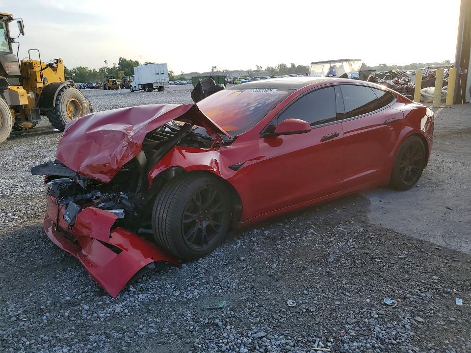 2021 Tesla Model s VIN 5YJSA1E60MF434693 — COPART salvage auction photo
