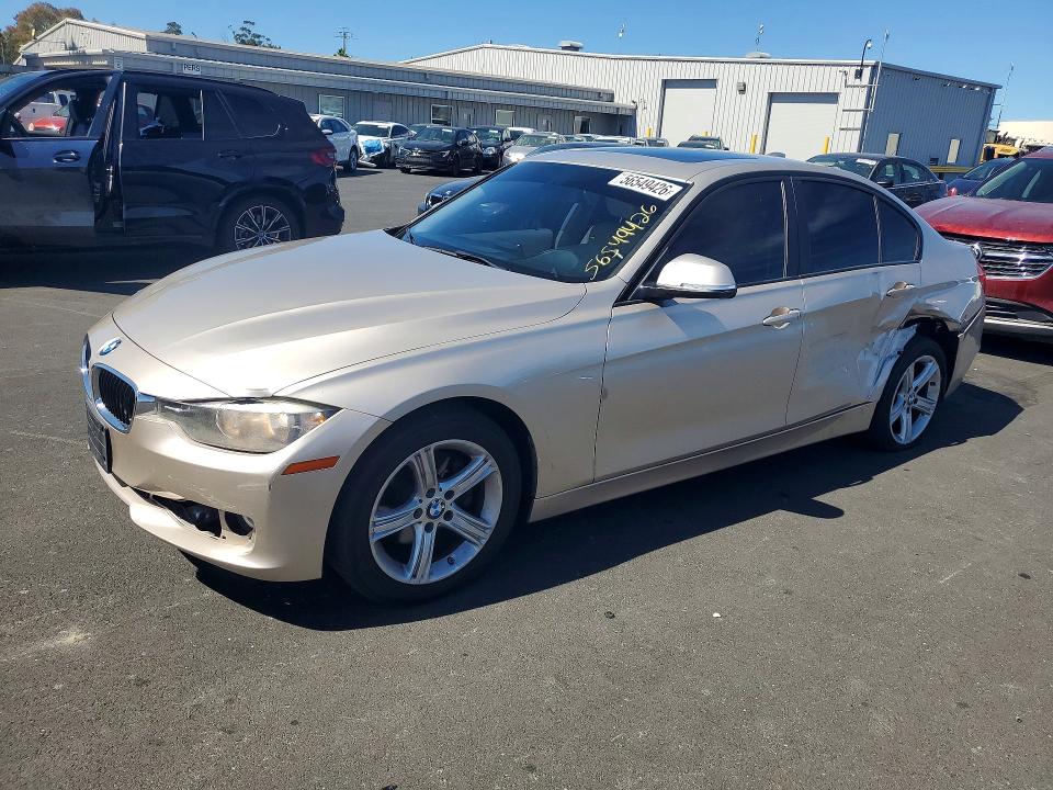 2014 BMW 3 series VIN WBA3B1C50EPV79717 COPART salvage auction — SIDE, CA - SALVAGE CERTIFICATE, sold $775 on 2026-07-22 (photo 1)