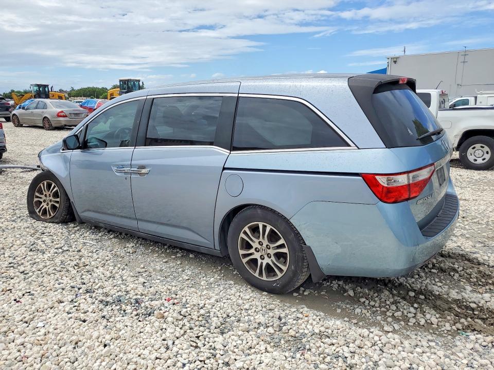 2013 Honda Odyssey VIN 5FNRL5H45DB027673 COPART salvage auction — FRONT END, Fl - Cert Of Title Slvg Rebuildable, sold $1,050 on 2026-07-02 (photo 2)