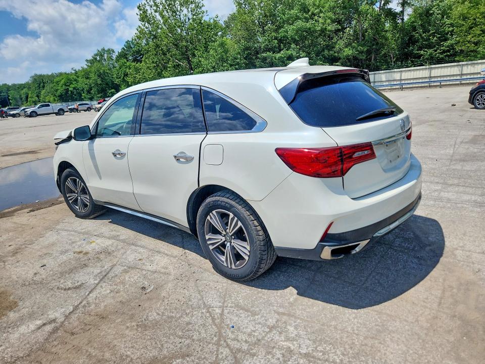 2017 Acura Mdx VIN 5FRYD4H39HB029411 COPART salvage auction — FRONT END, Oh - Cert Of Title-Salvage, sold $100 on 2026-07-23 (photo 2)