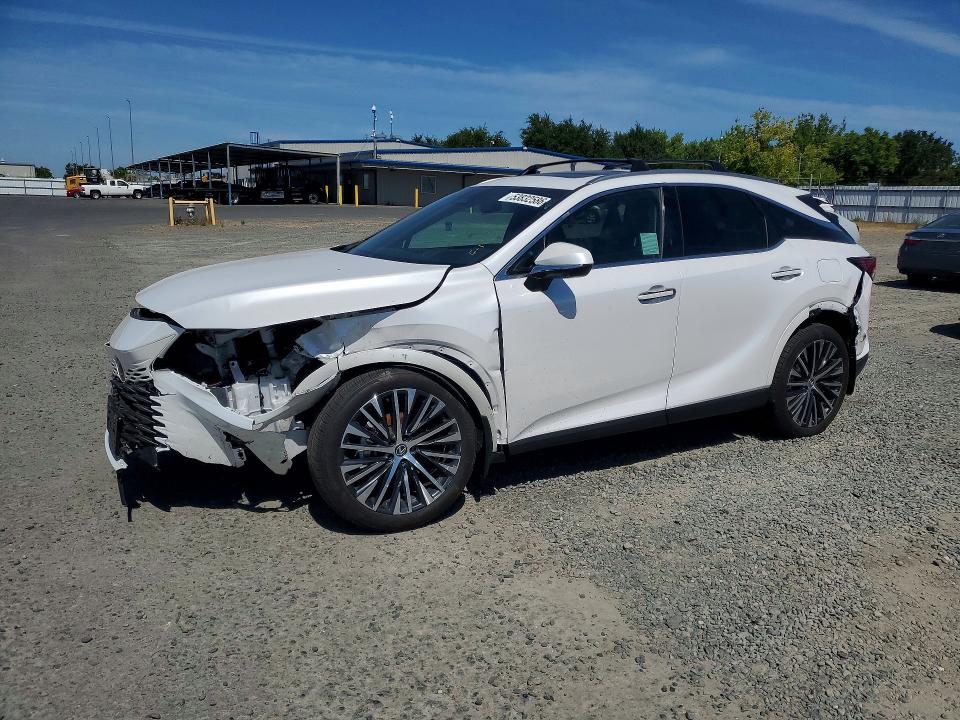 2024 Lexus Rx 350h VIN 2T2BBMCA9RC032734 COPART salvage auction — FRONT END, Ca - Salvage Certificate, sold $22,100 on 2026-07-07 (photo 1)