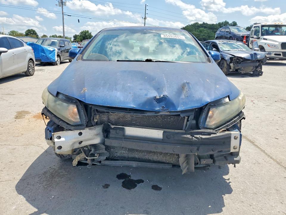2013 Honda Civic VIN 2HGFB2F54DH596199 COPART salvage auction — FRONT END, Tn - Certificate Of Title, sold $1,150 on 2026-07-06 (photo 5)