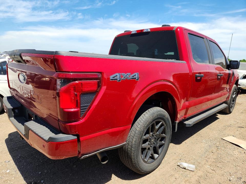 2024 Ford F-150 VIN 1FTEW2LP7RKD55127 COPART salvage auction — FRONT END, Wv - Salvage Certificate, sold $15,500 on 2026-07-30 (photo 3)