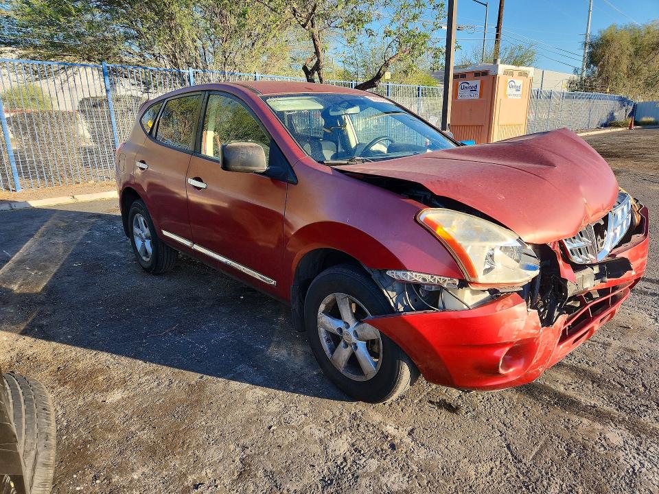 2012 Nissan Rogue VIN JN8AS5MT6CW298088 COPART salvage auction — FRONT END, Nv - Salvage Title, sold $500 on 2026-07-16 (photo 4)