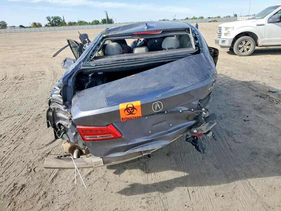 2019 Acura Tlx VIN 19UUB1F59KA000100 COPART salvage auction — ROLLOVER, Ca - Non-Repairable Vehicle Cert, sold $70 on 2026-08-03 (photo 6)