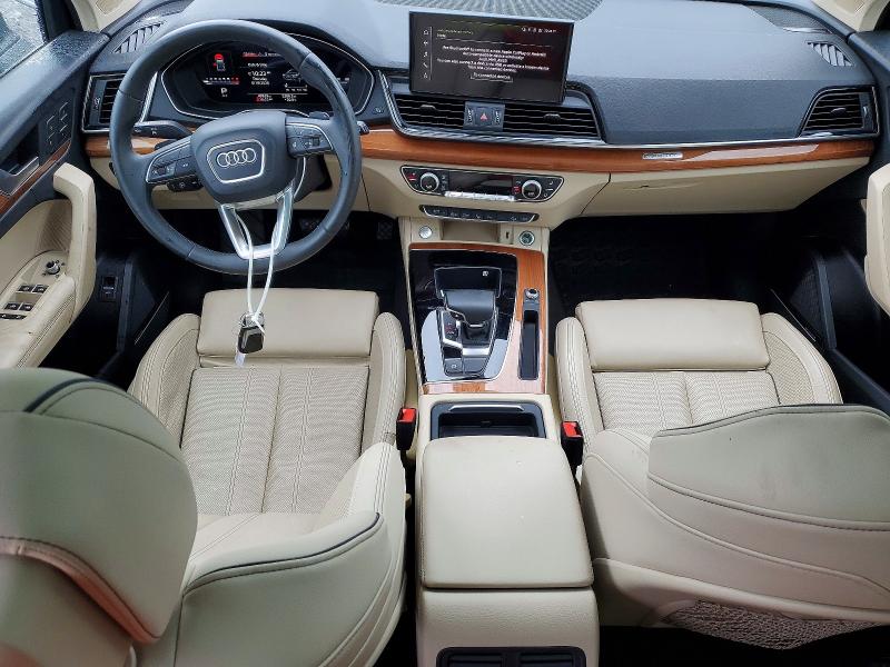 2022 Audi Q5 VIN WA1FAAFY9N2014933 COPART salvage auction — FRONT END, Md - Cert Of Salvage < 75% Damage, sold $16,200 on 2026-07-06 (photo 8)