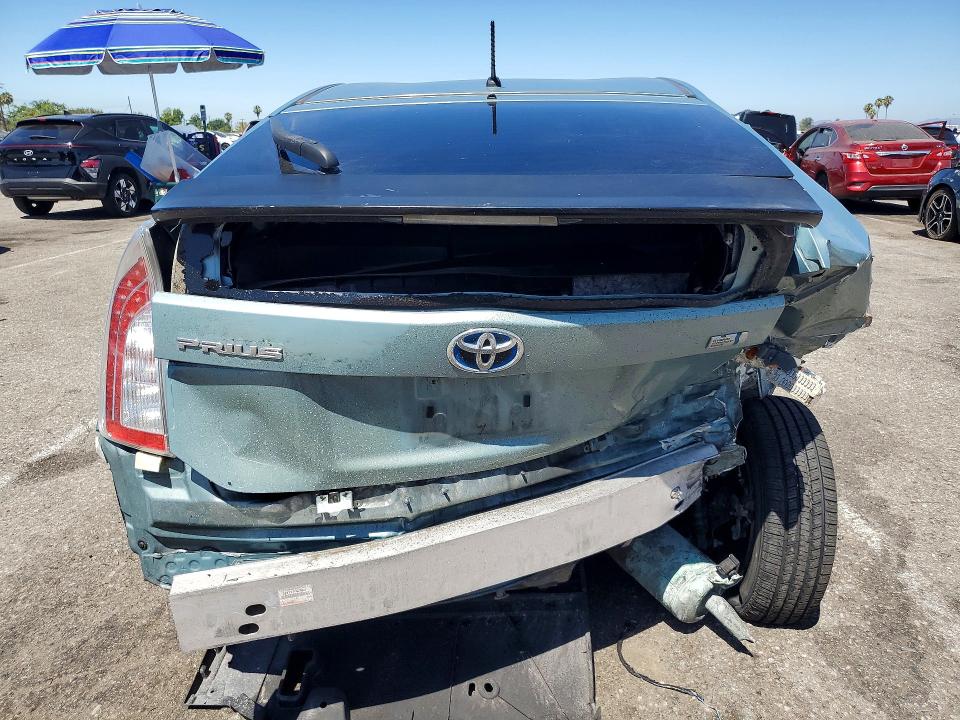 2013 Toyota VIN JTDKN3DU8D1702298 COPART salvage auction — REAR END, Ca - Salvage Certificate, sold $725 on 2026-07-10 (photo 6)