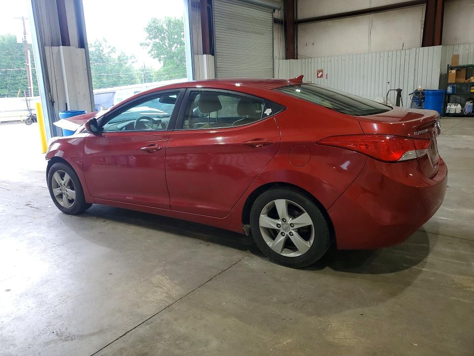 2013 Hyundai Elantra VIN KMHDH4AE9DU530327 COPART salvage auction — FRONT END, Tx - Salvage Vehicle Title, sold $375 on 2026-07-06 (photo 2)