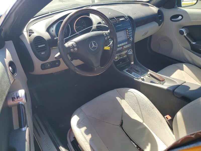 2005 Mercedes-benz Slk-class VIN WDBWK56F05F056455 COPART salvage auction — REAR END, Ca - Salvage Certificate, sold $500 on 2026-07-27 (photo 8)