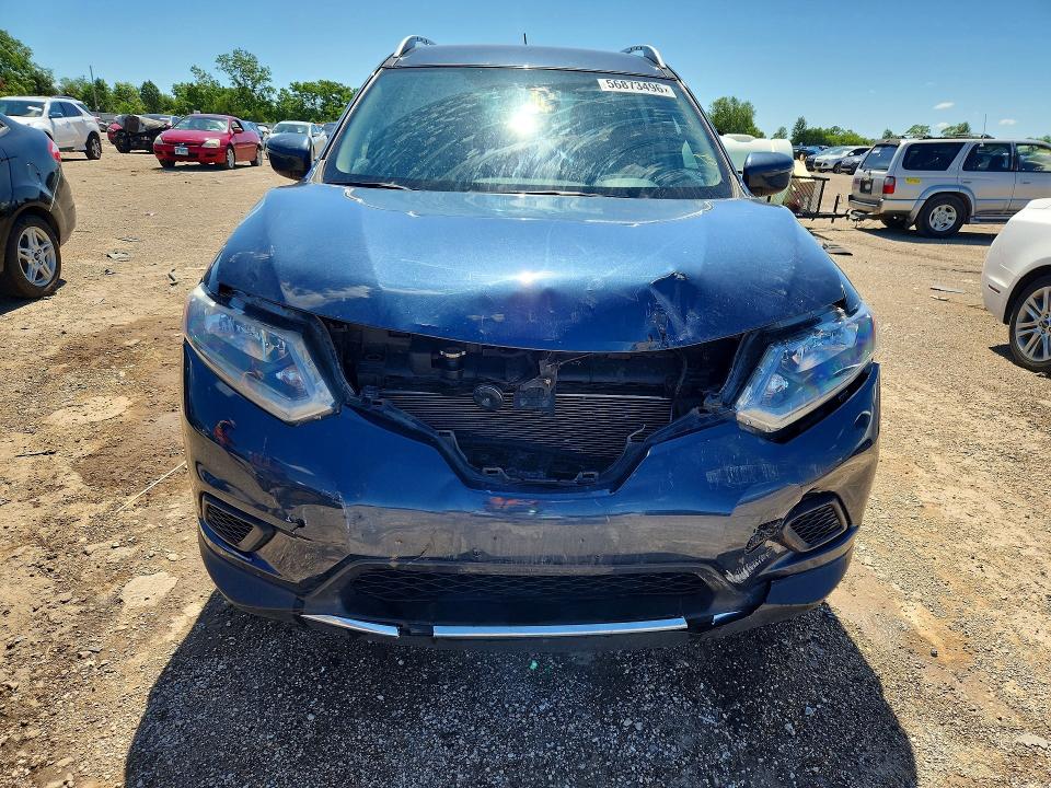2016 Nissan VIN KNMAT2MVXGP668418 COPART salvage auction — FRONT END, Il - Salvage Certificate, sold $725 on 2026-07-14 (photo 5)