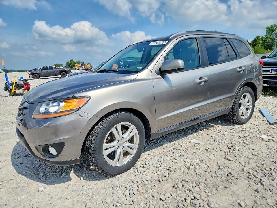 2011 Hyundai Santa fe VIN 5XYZH4AG9BG005052 COPART salvage auction — NORMAL WEAR, MI - DEALER ONLY CLEAN TITLE, sold $1,150 on 2026-07-09 (photo 1)