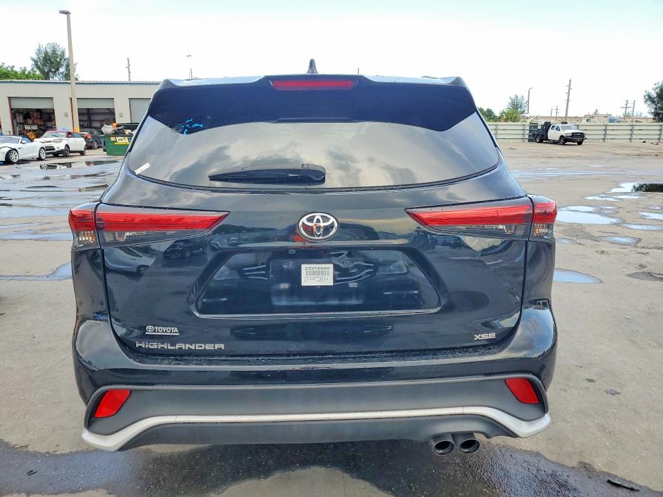 2023 Toyota VIN 5TDKDRAH0PS025137 COPART salvage auction — MINOR DENT/SCRATCHES, Fl - Certificate Of Title (P), sold $22,800 on 2026-07-21 (photo 6)