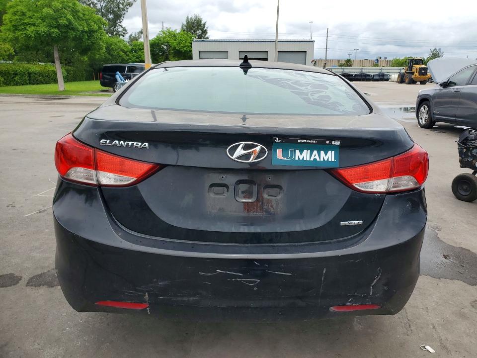 2011 Hyundai Elantra VIN KMHDH4AE5BU084500 COPART salvage auction — FRONT END, FL - CERTIFICATE OF DESTRUCTION, sold $400 on 2026-07-20 (photo 6)