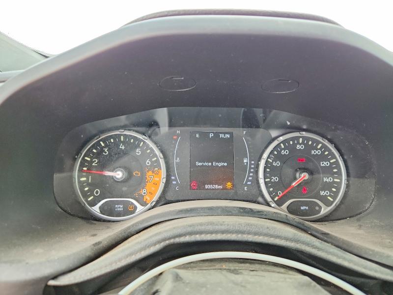 2018 Jeep Renegade VIN ZACCJBAB0JPJ14594 COPART salvage auction — FRONT END, Tx - Salvage Vehicle Title, sold $1,400 on 2026-07-08 (photo 9)