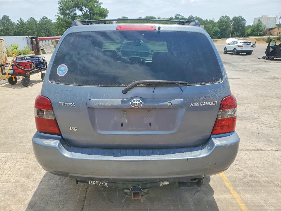 2004 Toyota Highlander VIN JTEGP21A640017125 COPART salvage auction — FRONT END, Sc - Cert Of Title-Salvage, sold $800 on 2026-07-17 (photo 6)
