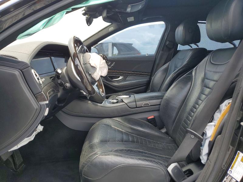 2016 Mercedes-benz S-klasse VIN WDDUG8CB4GA233916 COPART salvage auction — FRONT END, Fl - Cert Of Title Slvg Rebuildable, sold $2,100 on 2026-07-28 (photo 7)