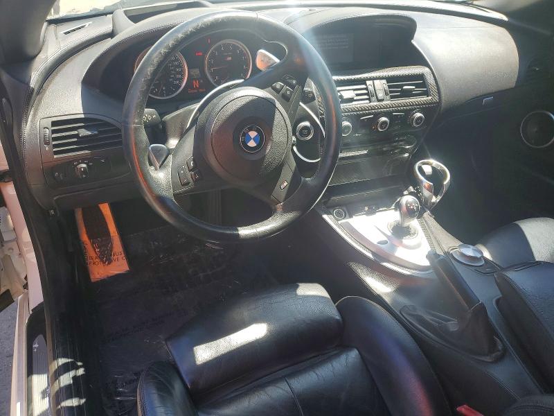 2008 BMW M6 VIN WBSEK93548CY79260 COPART salvage auction — MINOR DENT/SCRATCHES, Mt - Certificate Of Title, sold $11,400 on 2026-07-07 (photo 8)
