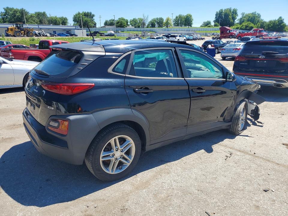 2019 Hyundai Kona VIN KM8K1CAA6KU283610 COPART salvage auction — FRONT END, Mo - Salvage Certificate Of Title, sold $850 on 2026-07-24 (photo 3)