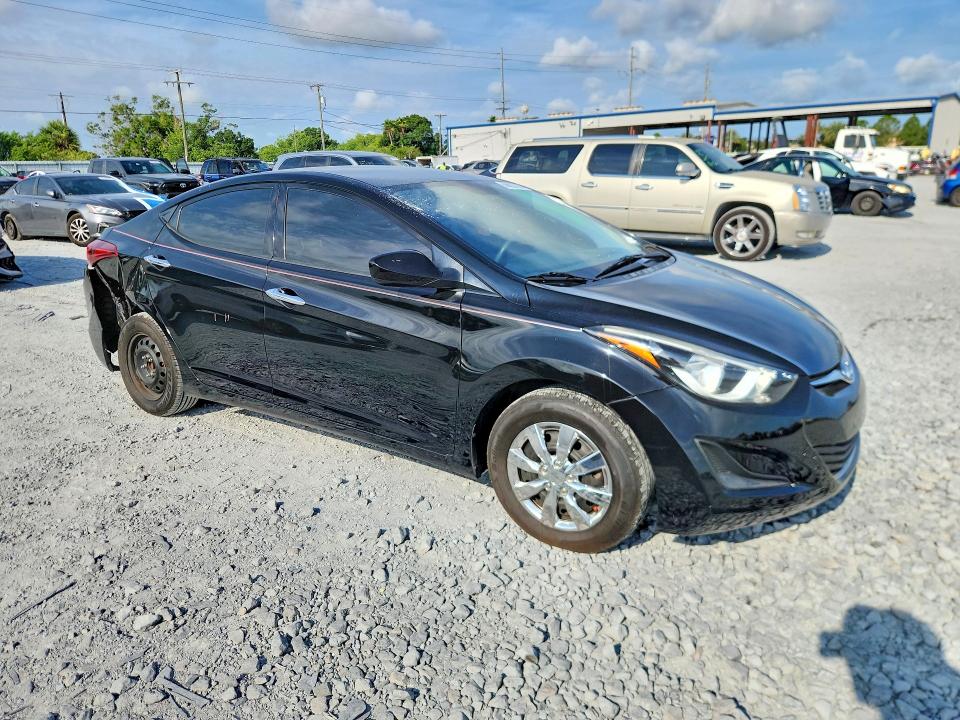 2016 Hyundai Elantra VIN KMHDH4AE4GU646183 COPART salvage auction — REAR END, Fl - Cert Of Title Slvg Rebuildable, sold $1,500 on 2026-07-17 (photo 4)