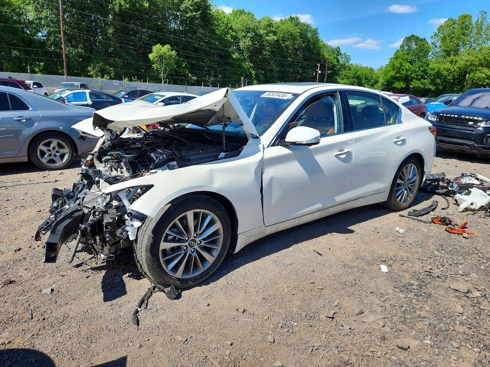 2024 Infiniti VIN JN1EV7BR6RM630318 COPART salvage auction — FRONT END, Pa - Certificate Of Salvage, sold $4,000 on 2026-07-08 (photo 1)