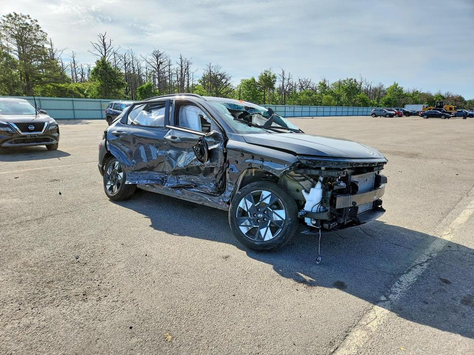 2025 Hyundai Kona VIN KM8HBCAB8SU340874 COPART salvage auction — SIDE, Ny - Mv-907A Salvage Certificate, sold $600 on 2026-07-15 (photo 4)