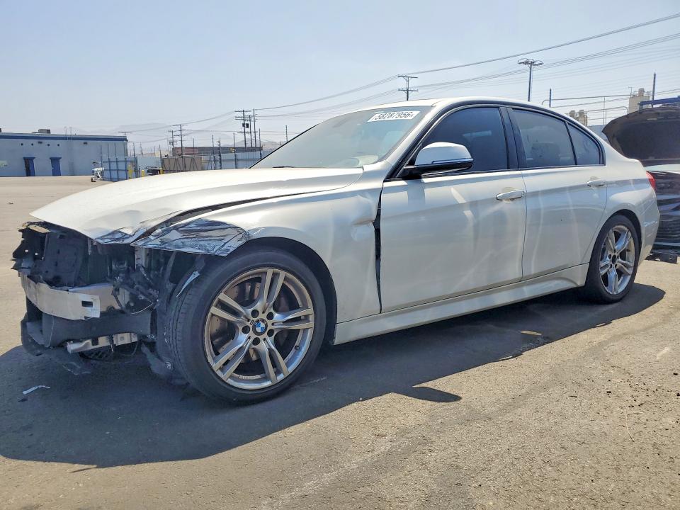 2015 BMW 3er VIN WBA3A5G54FNS90969 COPART salvage auction — FRONT END, Ca - Salvage Certificate, sold $1,750 on 2026-07-08 (photo 1)