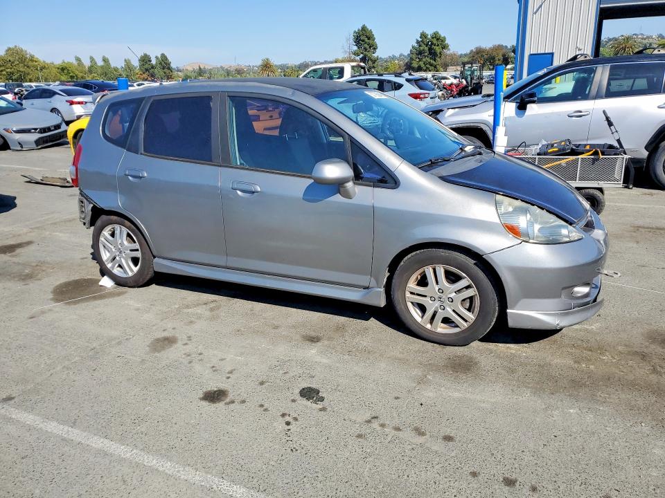 2008 Honda Fit VIN JHMGD38638S021436 COPART salvage auction — REAR END, CA - SALVAGE CERTIFICATE, sold $525 on 2026-07-24 (photo 4)