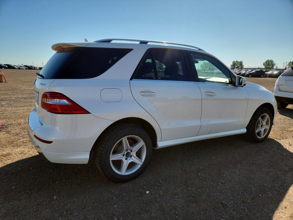 2015 Mercedes-benz M-klasse VIN 4JGDA2EB3FA556113 COPART salvage auction — FRONT END, Ab - Bos - Salvage, sold $8,500 on 2026-07-14 (photo 3)