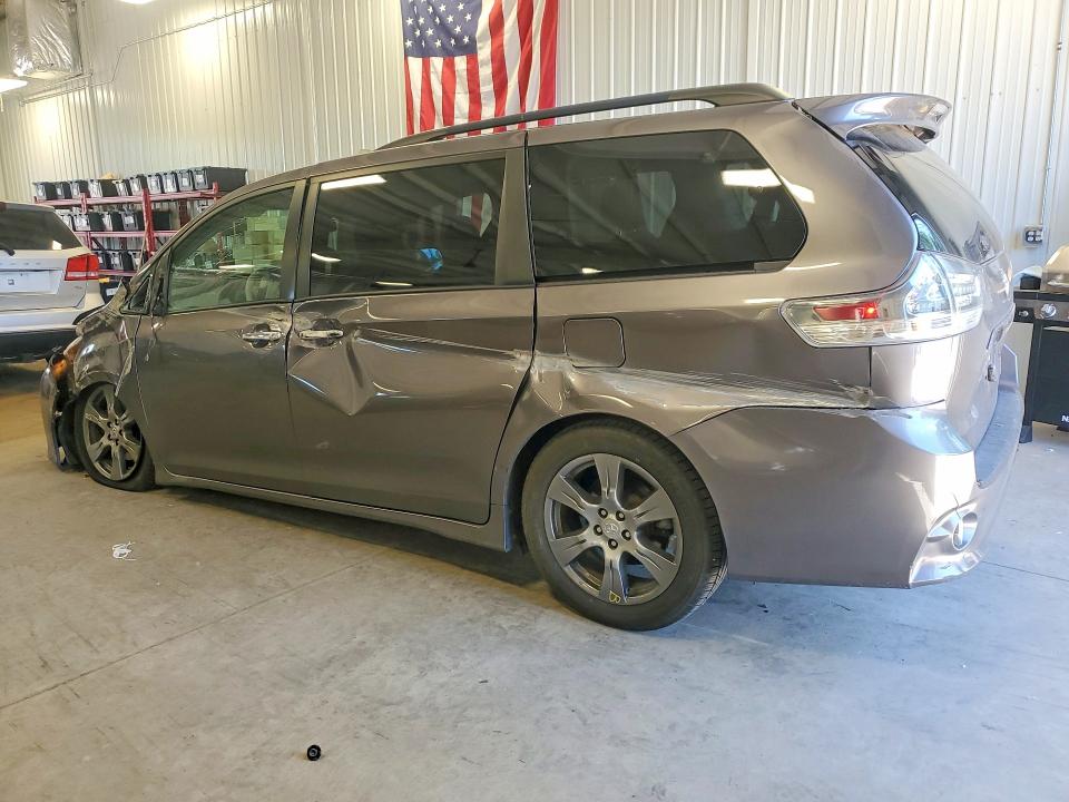 2014 Toyota VIN 5TDXK3DC9ES466674 COPART salvage auction — FRONT END, Mn - Cert Of Title-Prior Salvage, sold $1,550 on 2026-07-07 (photo 2)