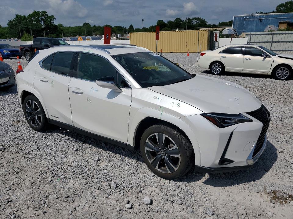 2022 Lexus Ux VIN JTHP9JBH3N2056750 COPART salvage auction — HAIL, Oh - Cert Of Title-Salvage, sold $14,600 on 2026-07-02 (photo 4)