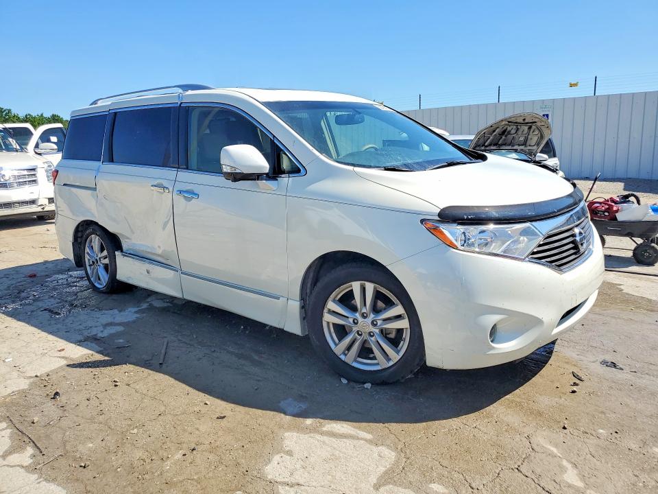 2014 Nissan Quest VIN JN8AE2KP2E9107490 COPART salvage auction — SIDE, KY - CERT OF TITLE-SALVAGE, sold $675 on 2026-07-30 (photo 4)