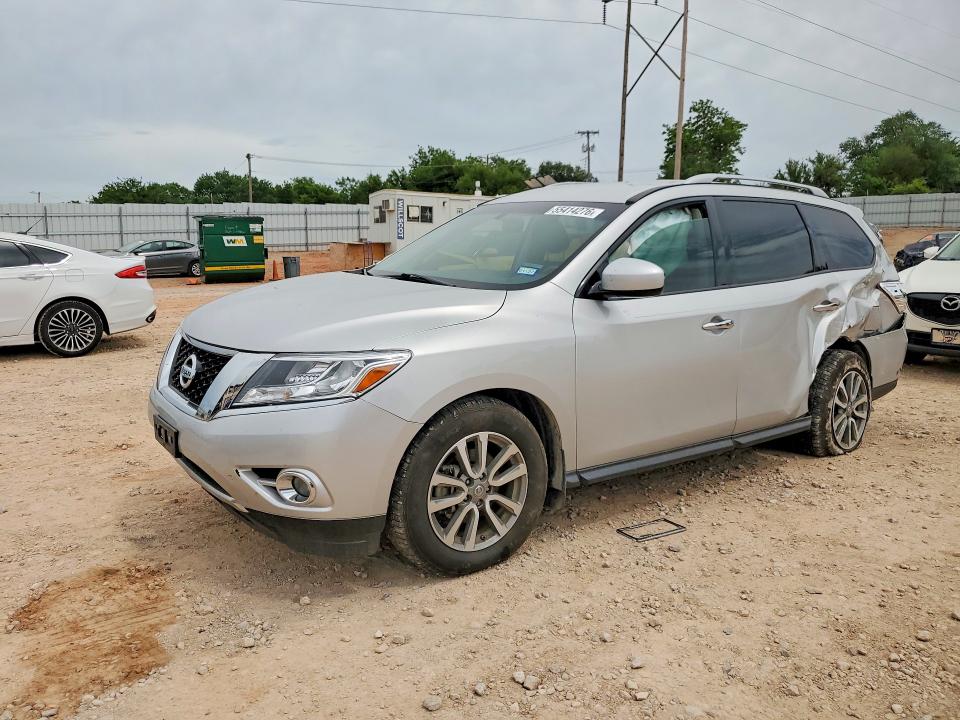 2015 Nissan VIN 5N1AR2MN8FC624918 COPART salvage auction — SIDE, Tx - Salvage Vehicle Title, sold $1,100 on 2026-07-02 (photo 1)