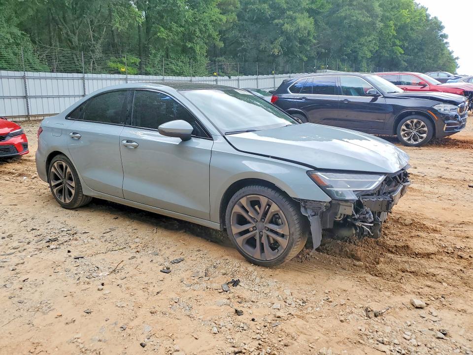 2025 Audi A3 VIN WAUGUDGY9SA066336 COPART salvage auction — FRONT END, Ga - Cert Of Title-Salvage, sold $300 on 2026-07-24 (photo 4)