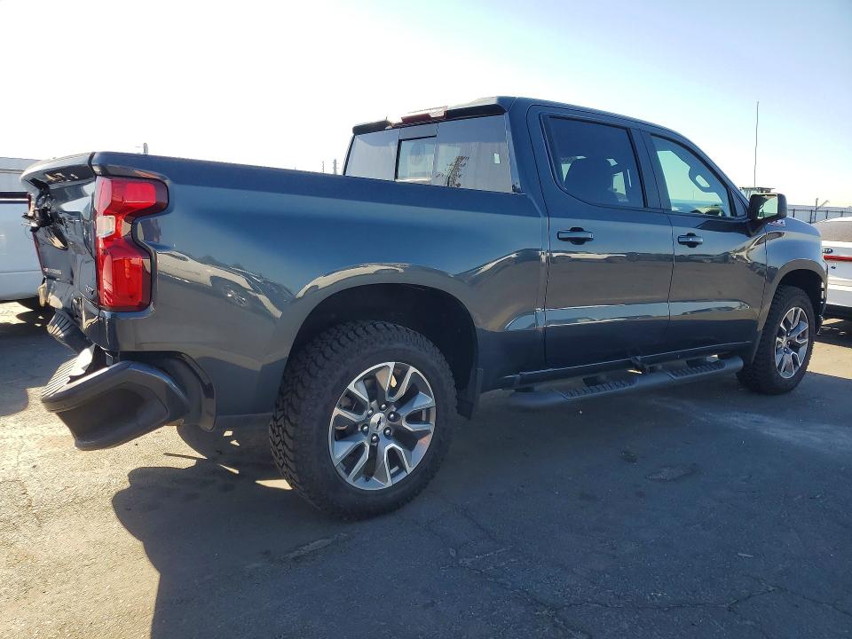 2020 Chevrolet Silverado VIN 1GCUYEED4LZ379426 COPART salvage auction — REAR END, Ca - Salvage Certificate, sold $12,800 on 2026-07-09 (photo 3)