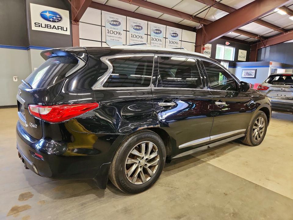 2015 Infiniti Qx60 VIN 5N1AL0MM5FC559135 COPART salvage auction — REAR END, Wv - Certificate Of Title, sold $2,900 on 2026-07-09 (photo 3)