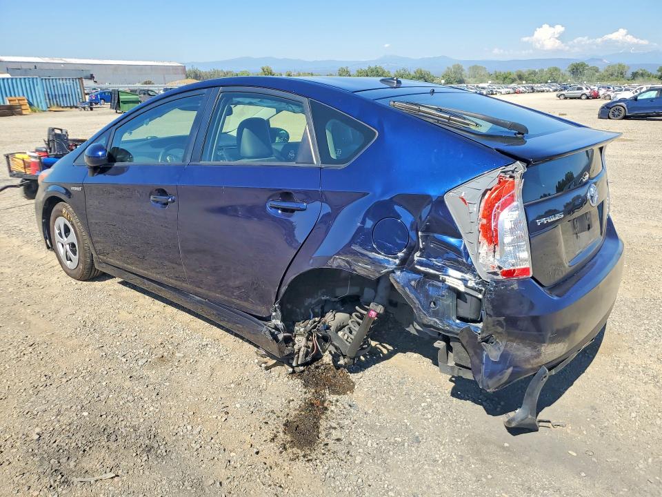 2015 Toyota Prius VIN JTDKN3DU4F0425674 COPART salvage auction — REAR END, Ca - Salvage Certificate, sold $2,450 on 2026-07-06 (photo 2)