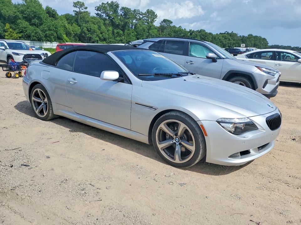 2010 BMW 6er VIN WBAEB5C54AC224650 COPART salvage auction — SIDE, Al - Cert Of Title-Salvage Title, sold $1,100 on 2026-07-21 (photo 4)