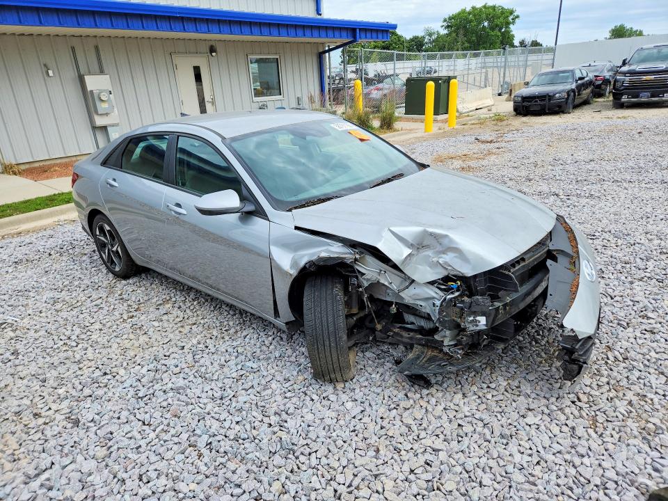 2023 Hyundai Elantra VIN 5NPLS4AG9PH096508 COPART salvage auction — FRONT END, Wi - Junked Vehicle Bill Of Sale, sold $3,300 on 2026-07-08 (photo 4)