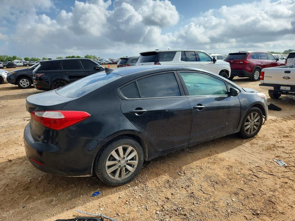 2014 Kia Forte VIN KNAFX4A64E5171129 COPART salvage auction — FRONT END, Tx - Salvage Vehicle Title, sold $900 on 2026-07-02 (photo 3)