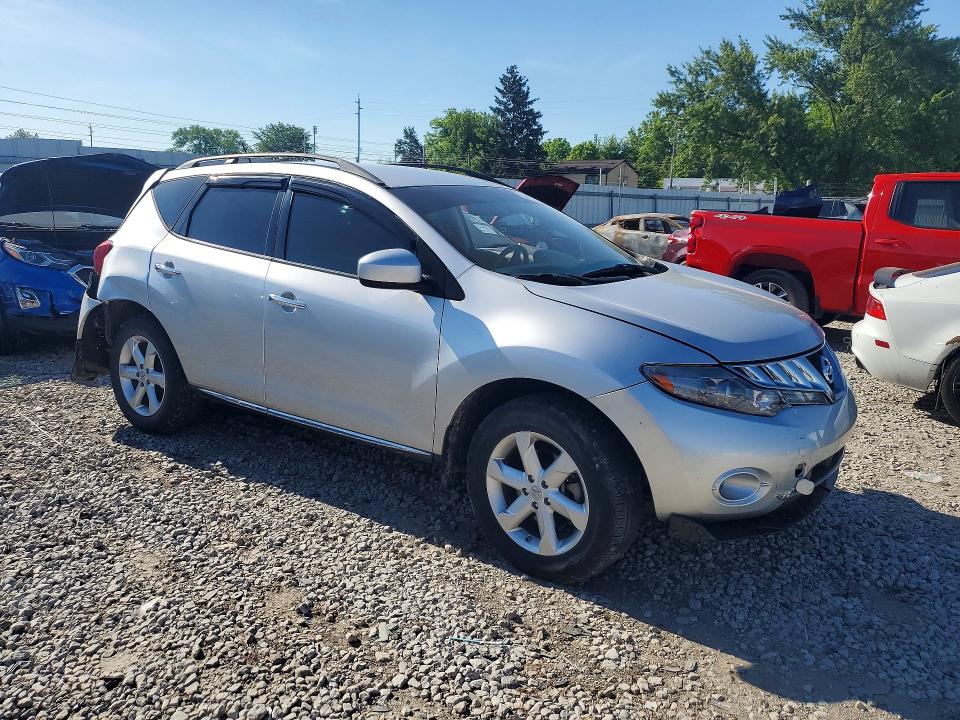 2009 Nissan Murano VIN JN8AZ18U59W025305 COPART salvage auction — REAR END, OH - CERT OF TITLE-SALVAGE, sold $325 on 2026-07-02 (photo 4)
