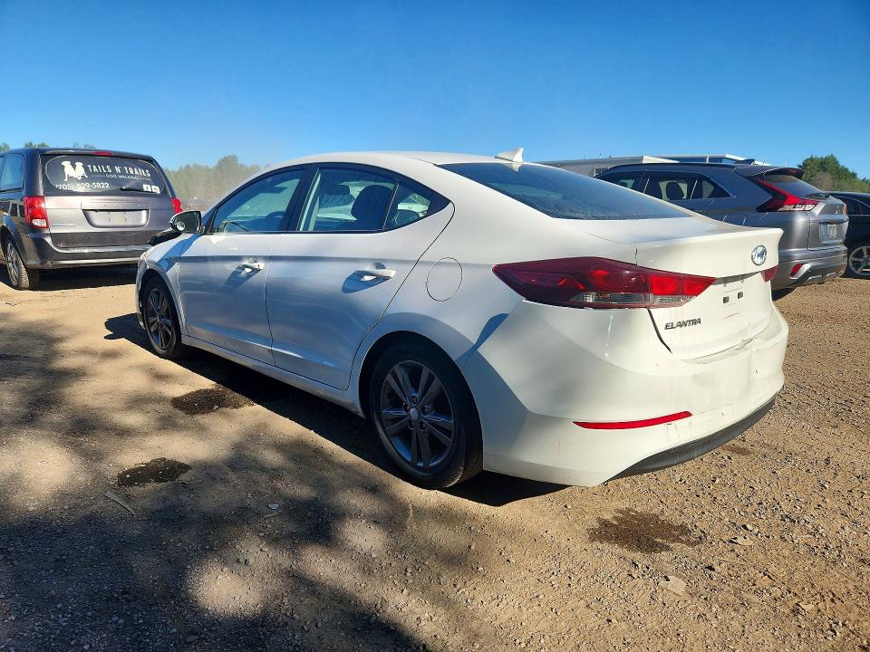 2017 Hyundai Elantra VIN KMHD84LF6HU209843 COPART salvage auction — FRONT END, On - Permit Salvage, sold $1,850 on 2026-07-14 (photo 2)
