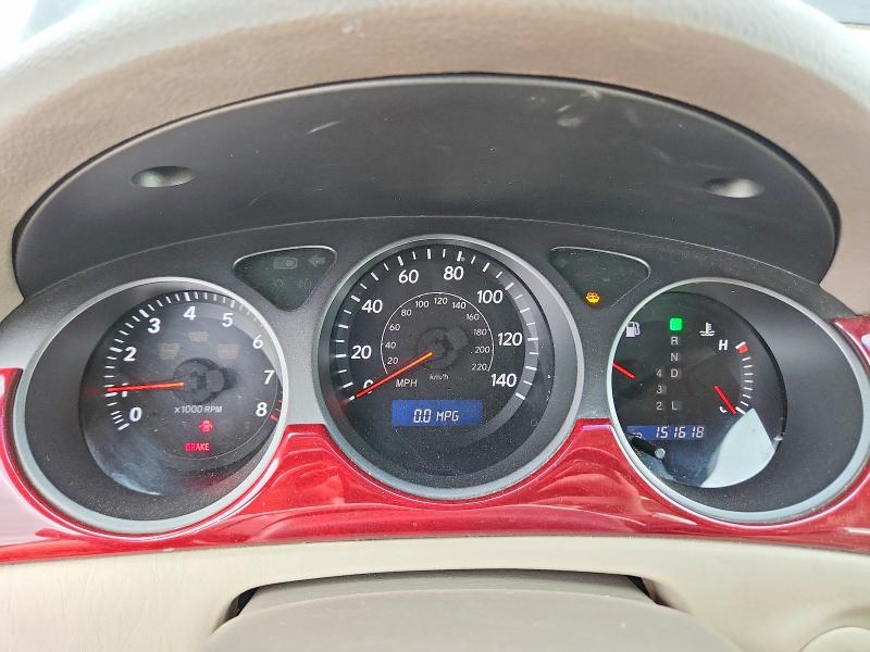 2004 Lexus Es 330 VIN JTHBA30G945050164 COPART salvage auction — FRONT END, Nd - Cert Of Title - Salvage Vehicl (P), sold $475 on 2026-07-08 (photo 9)
