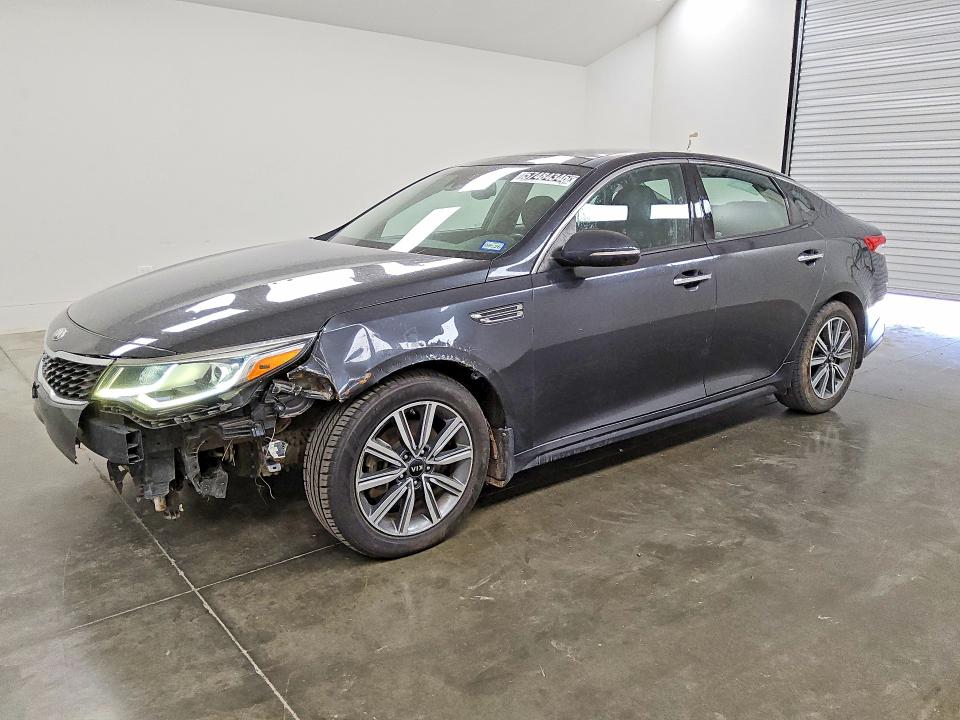 2019 Kia Optima VIN 5XXGT4L32KG299463 COPART salvage auction — FRONT END, TX - CERTIFICATE OF TITLE, sold $150 on 2026-07-28 (photo 1)